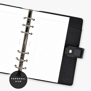 Lined Notes - PRINTED - Personal / MM / Medium - Planner Inserts & Agenda Refill
