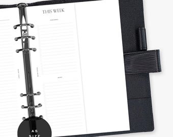 Task Lists (Half Sheet) - PRINTED - A5 / GM / Large - Planner Inserts & Agenda Refill