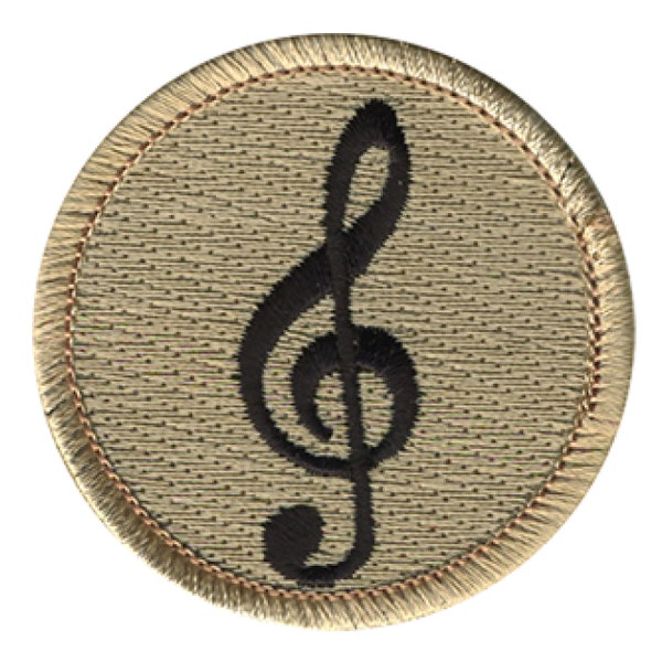 Treble Clef Patrol Patch