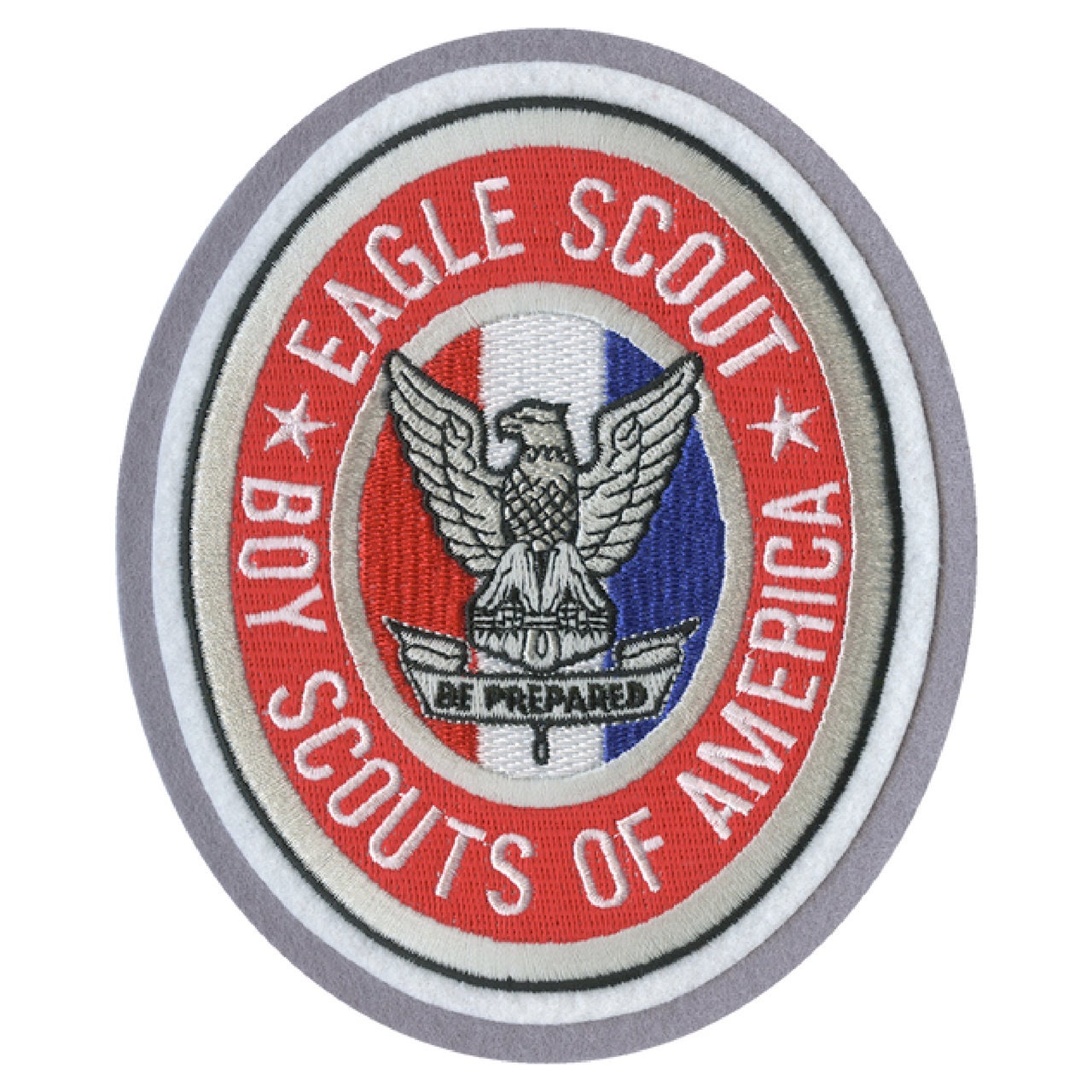 Red Caption Custom Scout Troop Number Patches — Eagle Peak Store