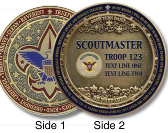 Scoutmaster Appreciation Coin: Custom
