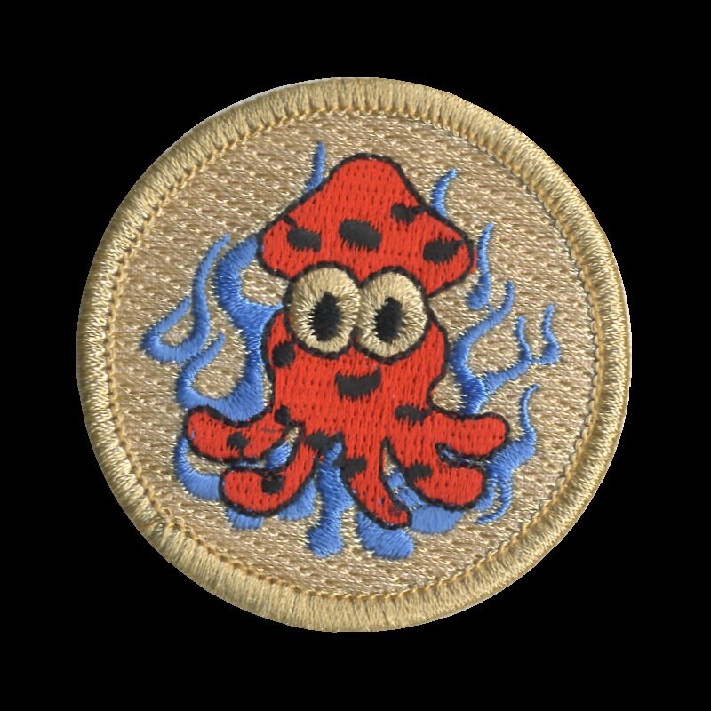 Fiery Red Squid Patrol Patch 