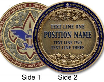 Troop Unit Leadership Position Coin