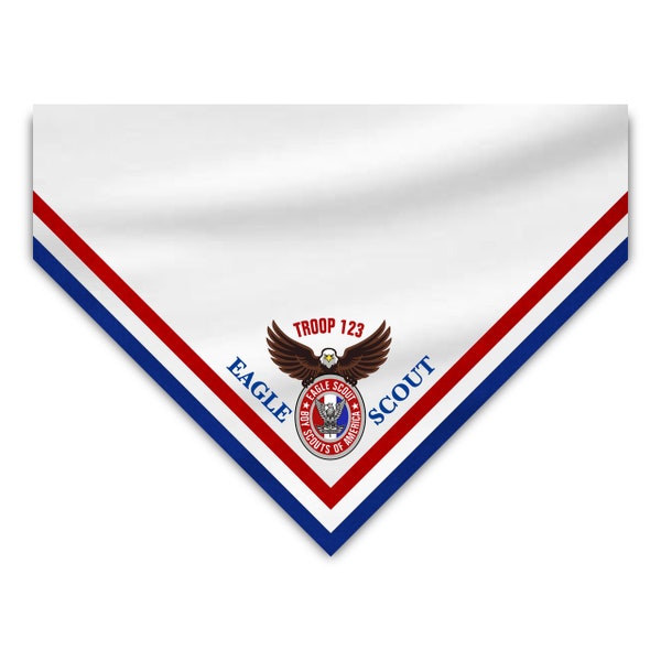 Eagle Scout Rank Embroidered Neckerchief (SP8810)