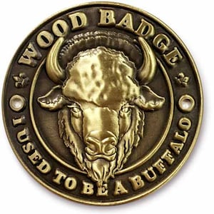 Wood Badge Buffalo Hiking Stick Medallion