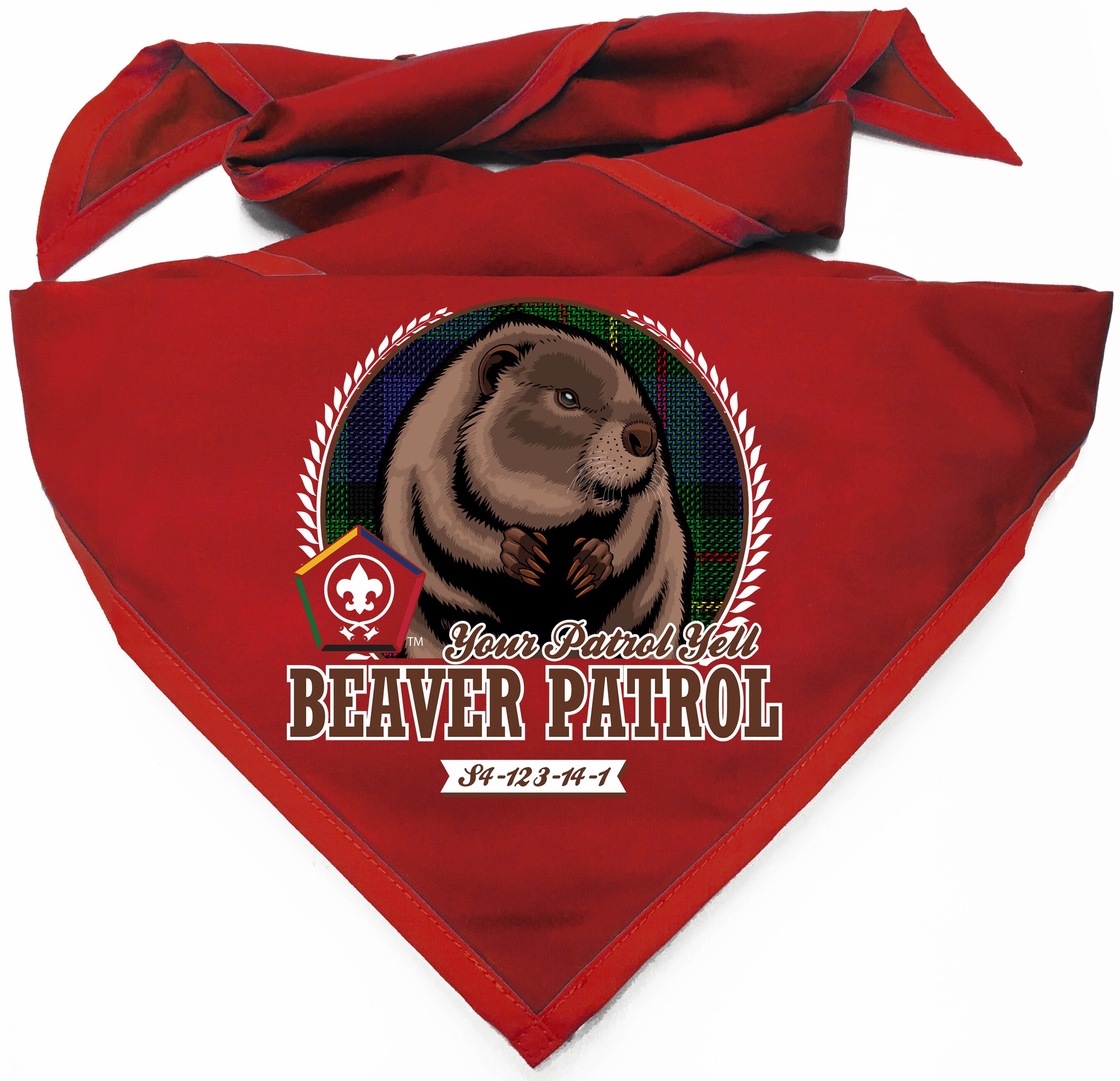 Wood Badge Neckerchief Beaver SP5660 Etsy