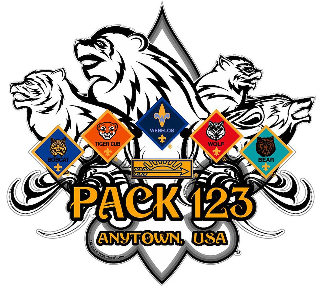 Cub Scout Pack Sticker - 8 Pack - Ranks (SP5422) - Etsy