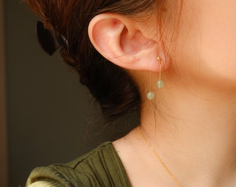 Minimalist Birthstone Earrings，Dainty Silver  Crystal Stud&Drop Earring for Woman，Personalized Gemstone Jewelry，Delicate Custom Gift for Her