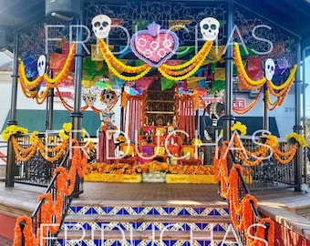 Marigold Garlands From Mexico, for Day of the dead, Dia de Los Muerto altar. Day of the dead decor ofrenda *US seller