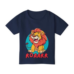 Lion Kids T-Shirt, Jungle Animal Tee, Safari Toddler Shirt, Wildlife Children's Clothing, Zoo Theme Apparel