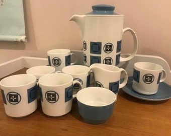 Johnson Bros Mid-Century Coffee Set