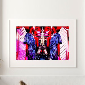 Eiffel Tower Fashion Print | Chic Paris Wall Art | Digital Download | Vogue-Inspired Decor | Stylish Printable | French Aesthetic