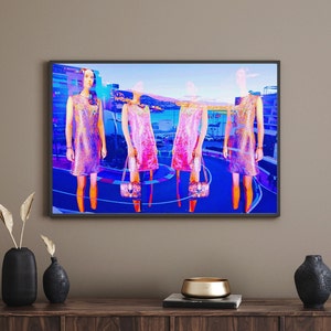 Monaco Inspired Digital Print for gallery wall