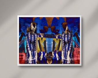 London Gallery Wall Digital Print | Tower Bridge Abstract Print