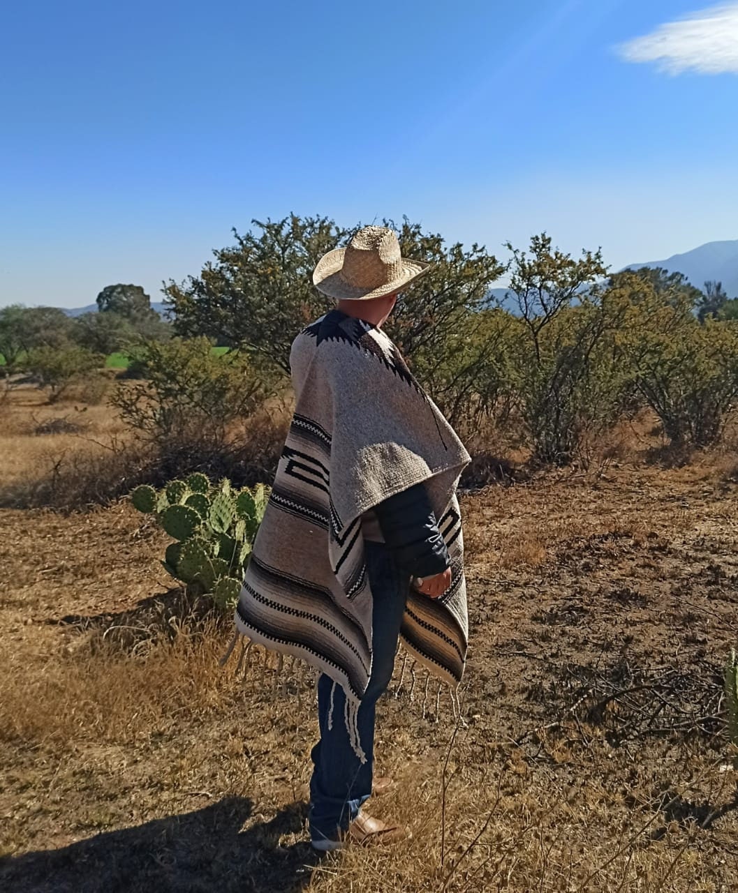 ウールポンチョ、100%ウールポンチョ、メキシカンギャバン