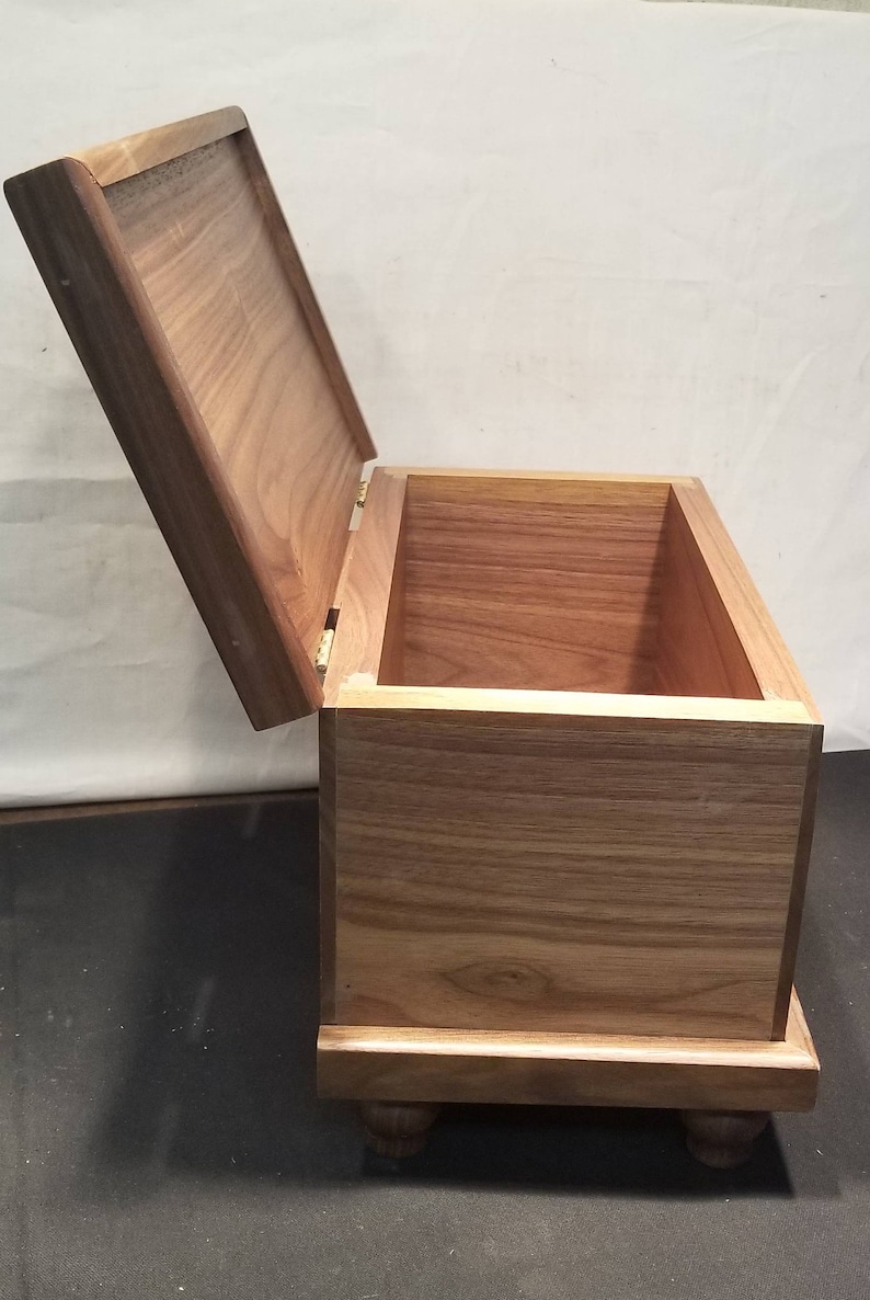 Handcrafted Solid Walnut Hope Chest small treasure chest Etsy