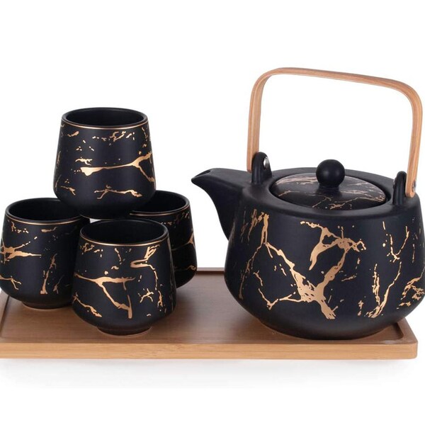 Modern Tea Set Etsy