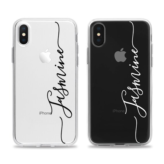 Personalized Clear Case For Iphone Xs Max Xr Xs X 10s Etsy