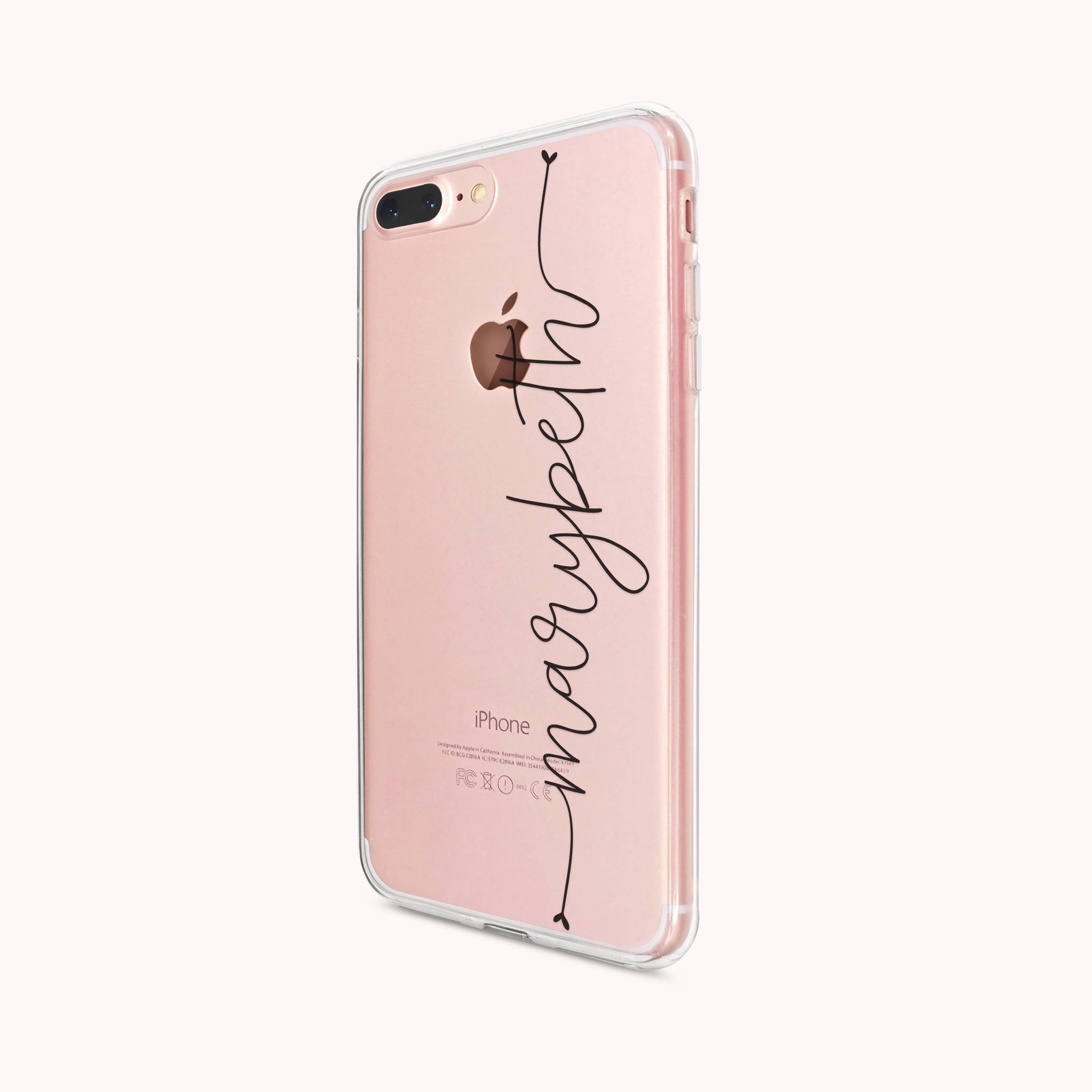 Iphone 8 Plus Case Personalized Xs Clear 7 Image 2