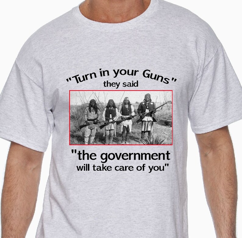 American Indian Native American Gun Control Tee Shirt 2nd Etsy
