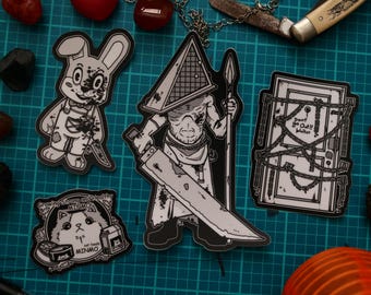 Silent Hill Sticker Pack - Weatherproof Vinyl Die Cut Stickers SH Inspired