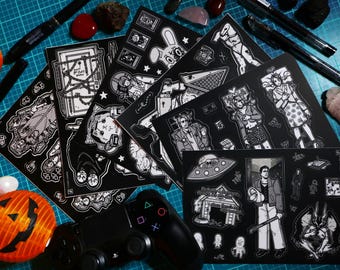 Silent Hill Mega Bundle - SH1, SH2, SH3, and SH4 Vinyl Sticker Sheet Pack