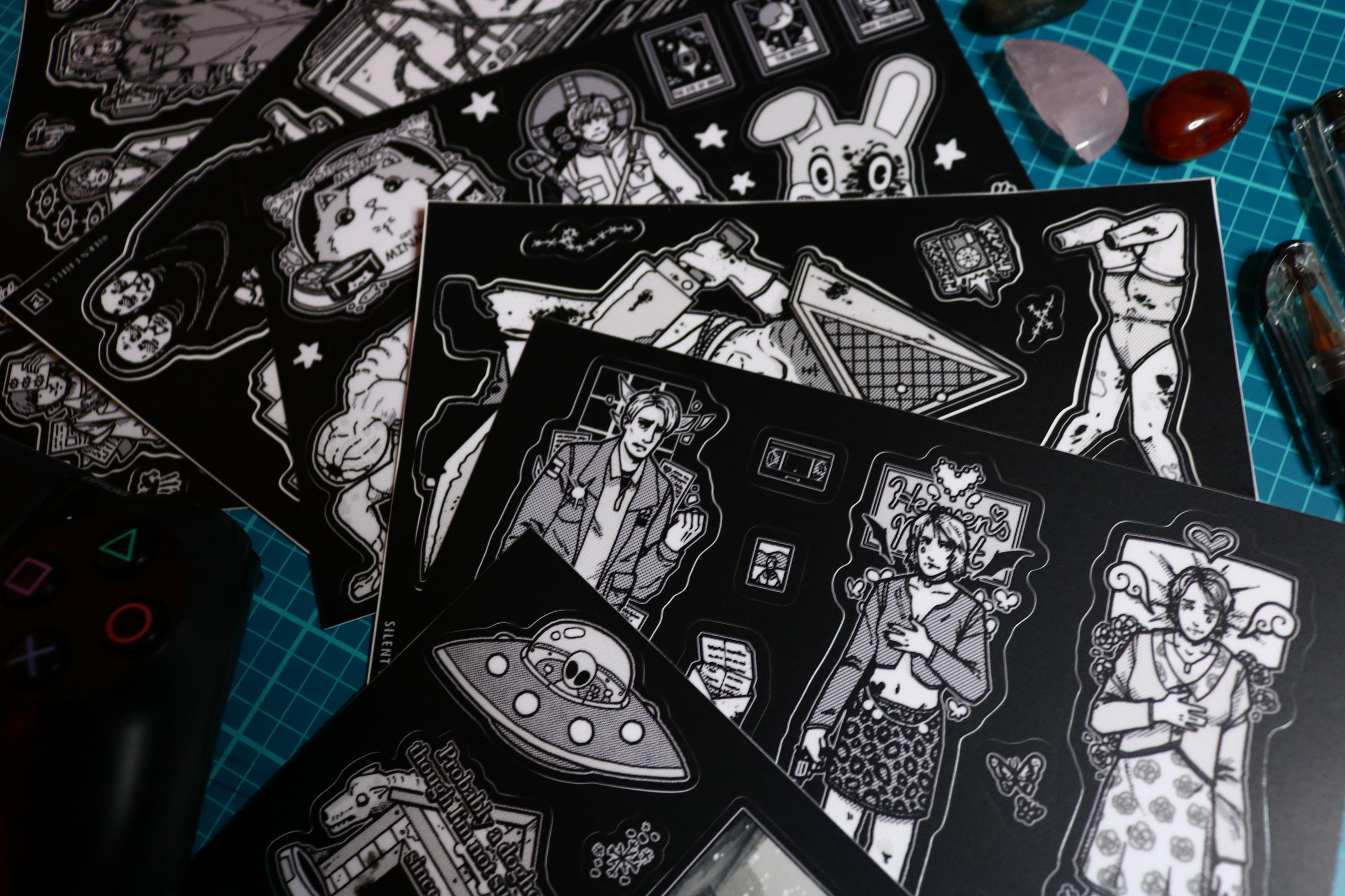 Restocking Materials Sticker RESTOCKING - Silent Hill Mega Bundle - SH1, SH2, SH3, and SH4 Vinyl ...
