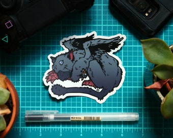 Sleeping Trico - The Last Guardian/Shadow of the Colossus/Ico Vinyl Die-Cut Sticker