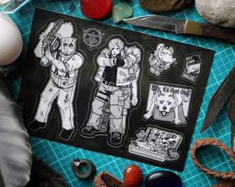 Resident Evil 4 - Weatherproof Vinyl Sticker Sheets