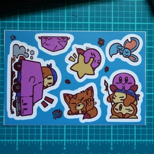 Kirby and the Forgotten Land - Vinyl Die Cut Sticker Sheets