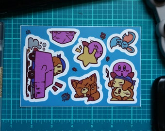 Kirby and the Forgotten Land - Vinyl Die Cut Sticker Sheets