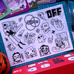 OFF RPG - モーティスゴースト ビニールステッカーシート