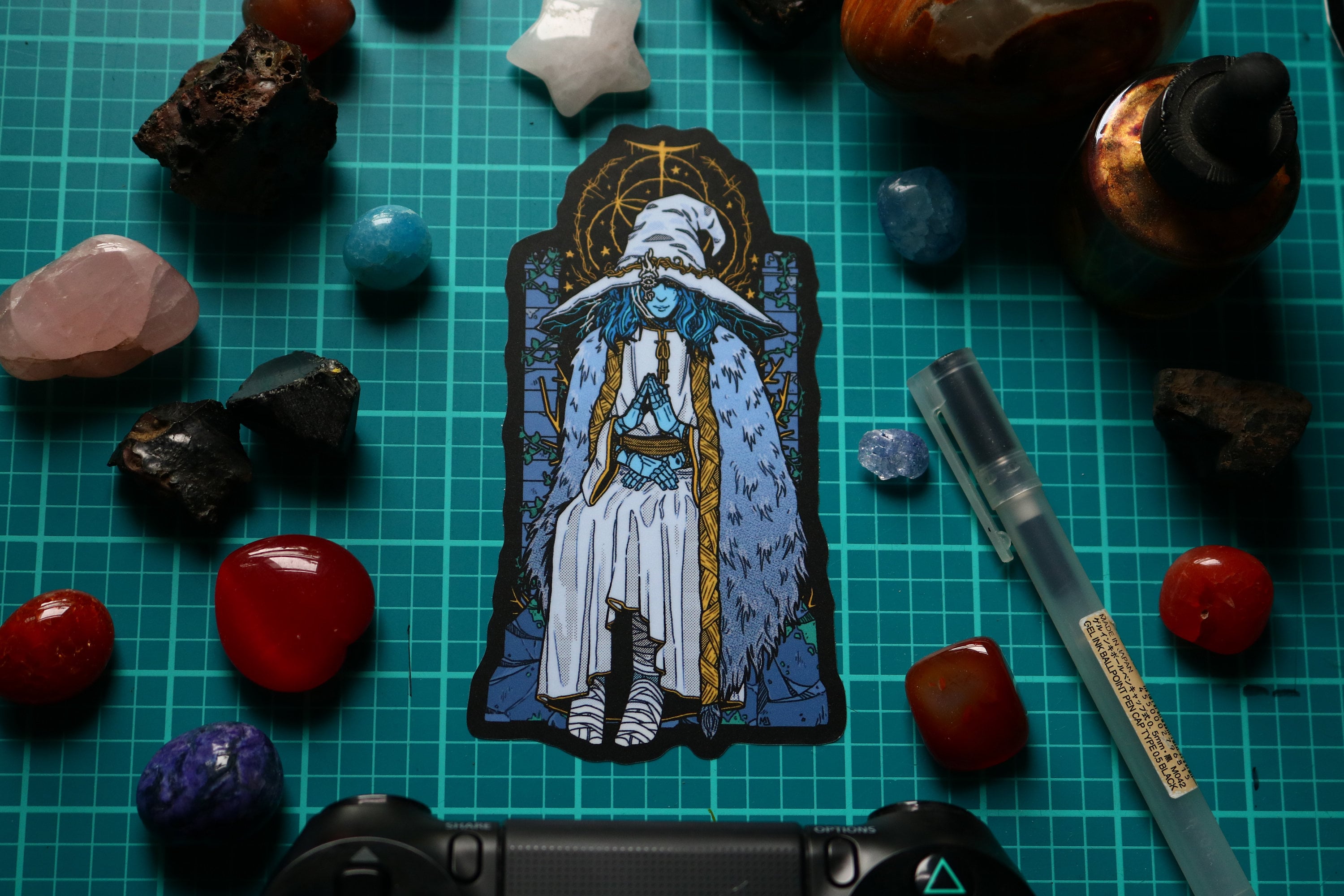 Ranni Window Sticker Lunar Princess Ranni - Elden Ring Vinyl Die-cut Sticker - Etsy