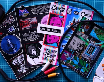 KILL THE PAST Mega Bundle - Silver Case/25th Ward/F.S.R. Vinyl Sticker Sheet Pack