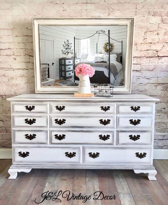 Sold Vintage Farmhouse Style Dresser With Mirror Sold Vintage Farmhouse Style Dresser