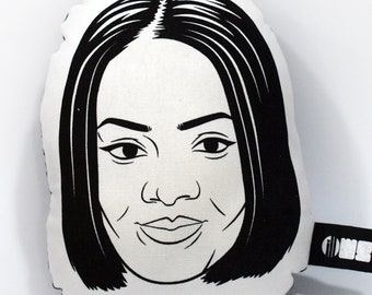 RIHANNA hip hop throw pillow Decorative Pillow Large Throw Pillow Rapper R&B Cushion Dorm Couch Home Decor