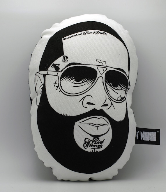 Rick Ross Hip Hop Throw Pillow Illow Large Decorative Throw Etsy