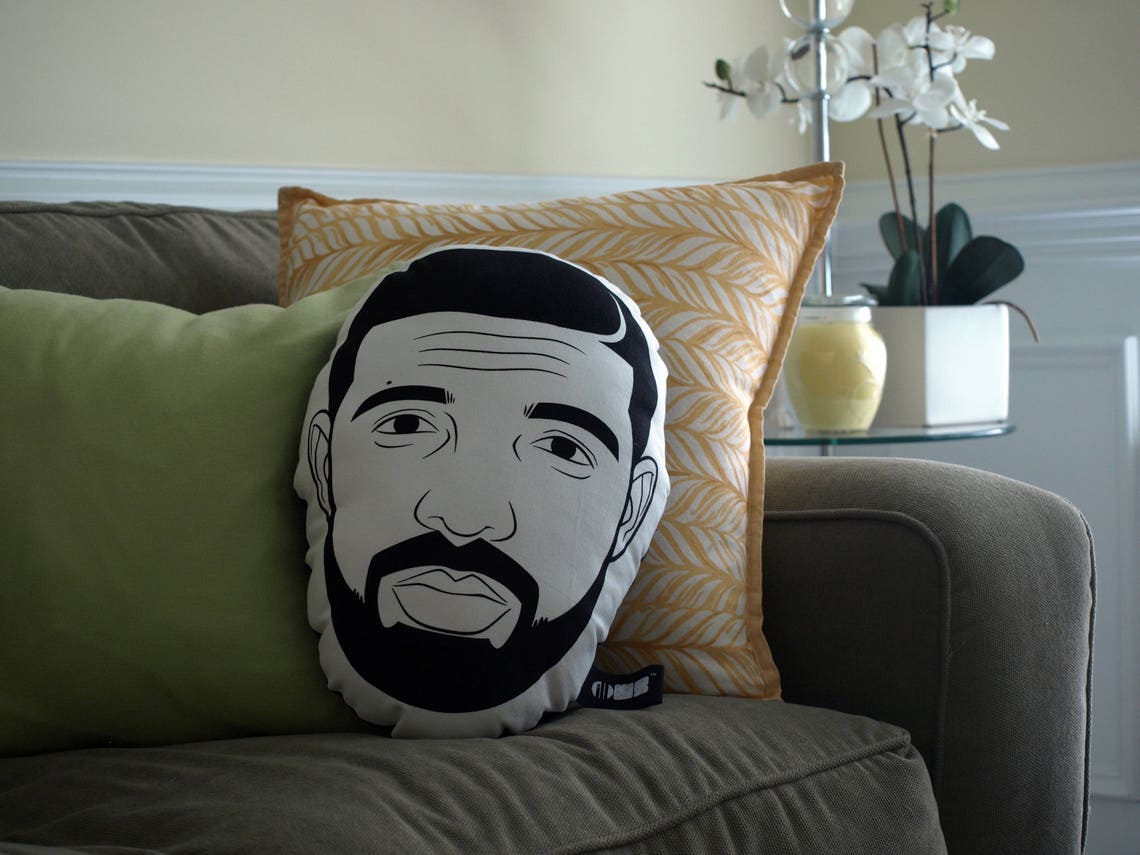 DRAKE Hip Hop Throw Pillow ILLOW Decorative Large Throw Pillow Etsy