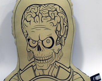 MARS ATTACKS Large Decorative Throw Pillow ILLOW Sci-Fi Alien Martian Retro Movie Home Bedroom Decor Cushion Dorm Couch