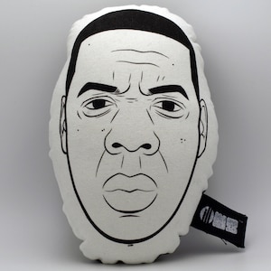 JAY-Z Hip Hop Throw Pillow ILLOW Almohada decorativa Large Throw Pillow Rapper R&B Cushion Dorm Couch Home Decor Beyonce Shawn Carter