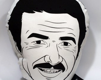 BURT REYNOLDS Large Decorative Throw Pillow ILLOW Smokey and the Bandit Cannonball Run Cushion Dorm Couch Home Decor Bedroom Decor