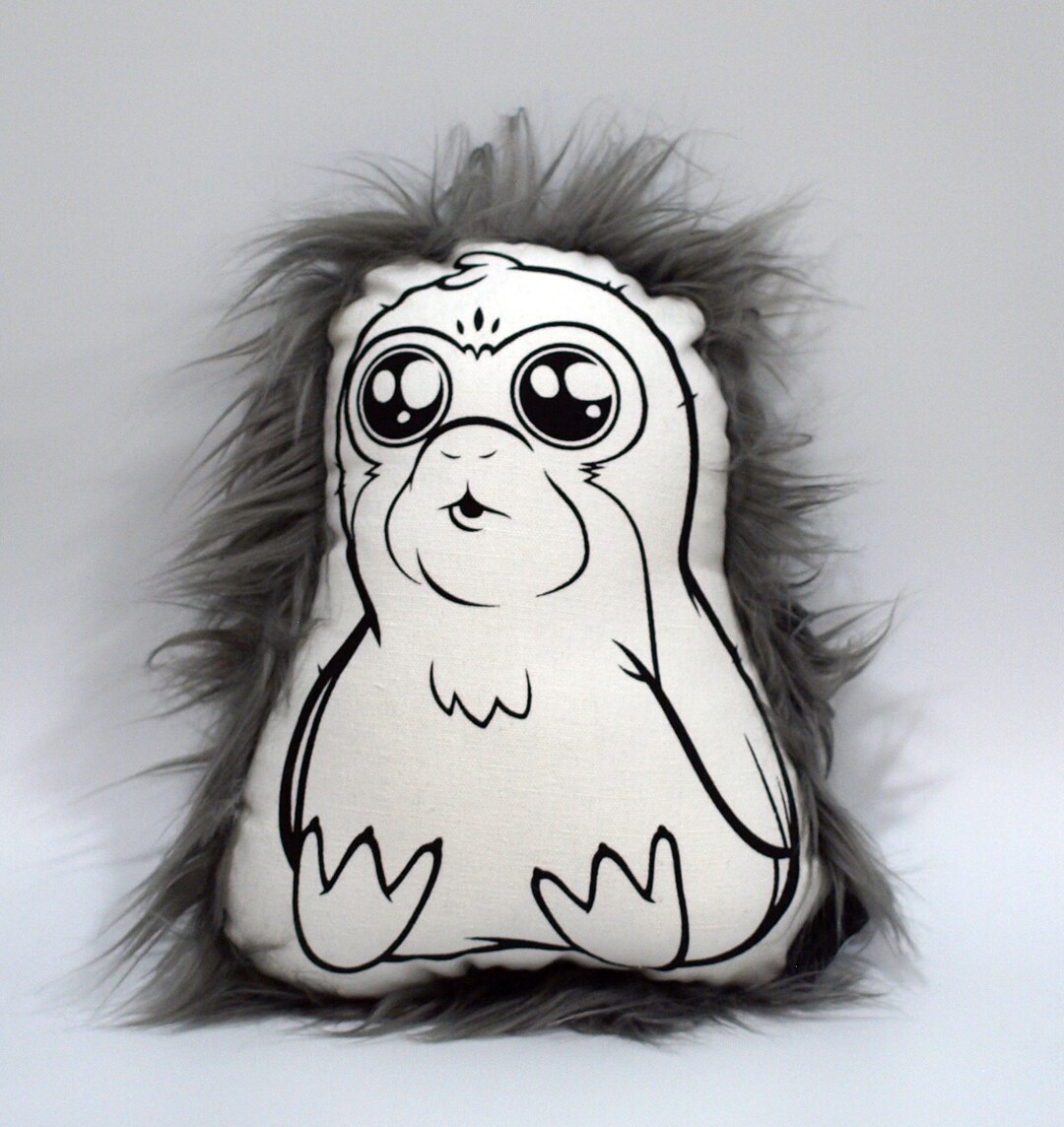 Star Wars Throw Pillow ILLOW Last Jedi Chewbacca Chewy Etsy