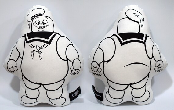 Ghostbusters Stay Puft Throw Pillow Illow Stay Puft Etsy