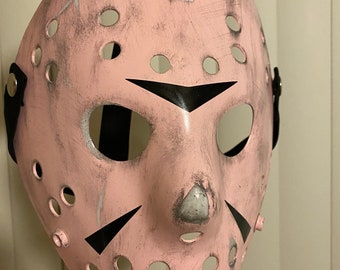 Pink Jason Mask Etsy - etsy pink jason mask roblox Pink Jason Mask Etsy - pink jason mask roblox