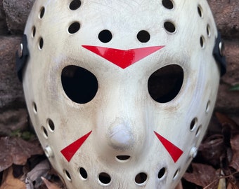 13X Studios Jason part 3 custom Hockey Mask- 5 Star Seller