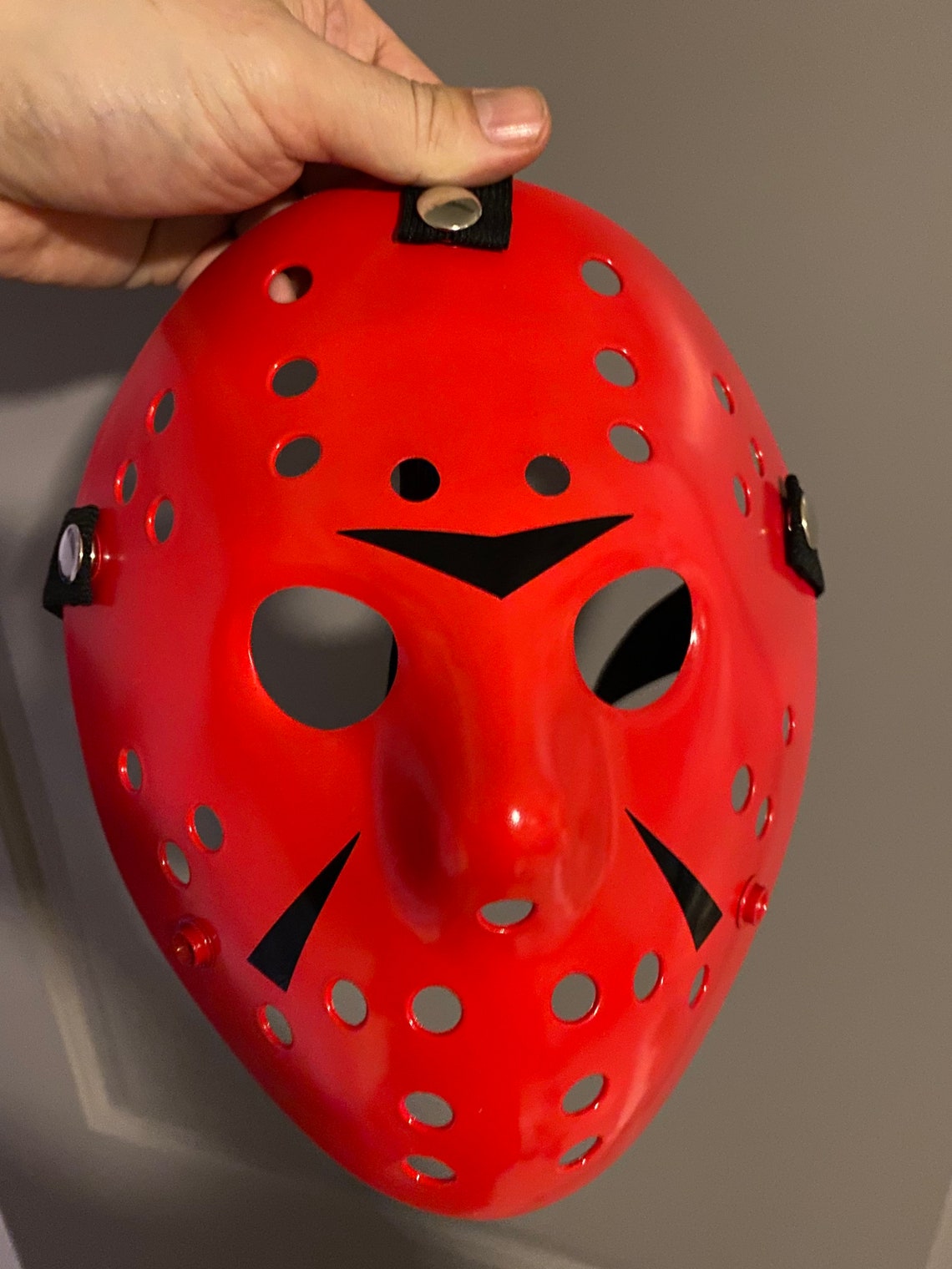 Jason Part 3 RED Custom 13X Studios Hockey Mask Etsy