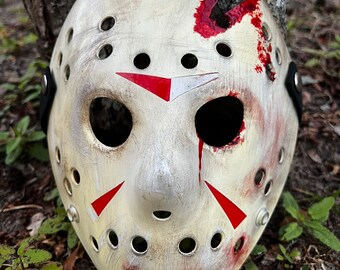 13X Studios Jason part 4 custom Hockey Mask- 5 star seller