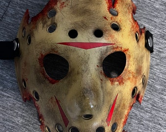 13X Studios Jason part 8 bloody Toxic custom Hockey Mask- 5 Star Seller