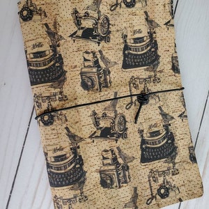 cork travel journal, vegan journal, dot grid journal, teacher appreciation gift, traveler gift, A5 journal cover