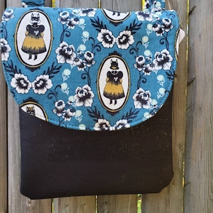 Halloween Tasche, Kork Tasche, Kork Geldbörse, Goth Geldbörse, Goth Geschenk, Geschenkidee, Goth Tasche, Kork Umhängetasche, Cross Body mit verstellbarem Riemen